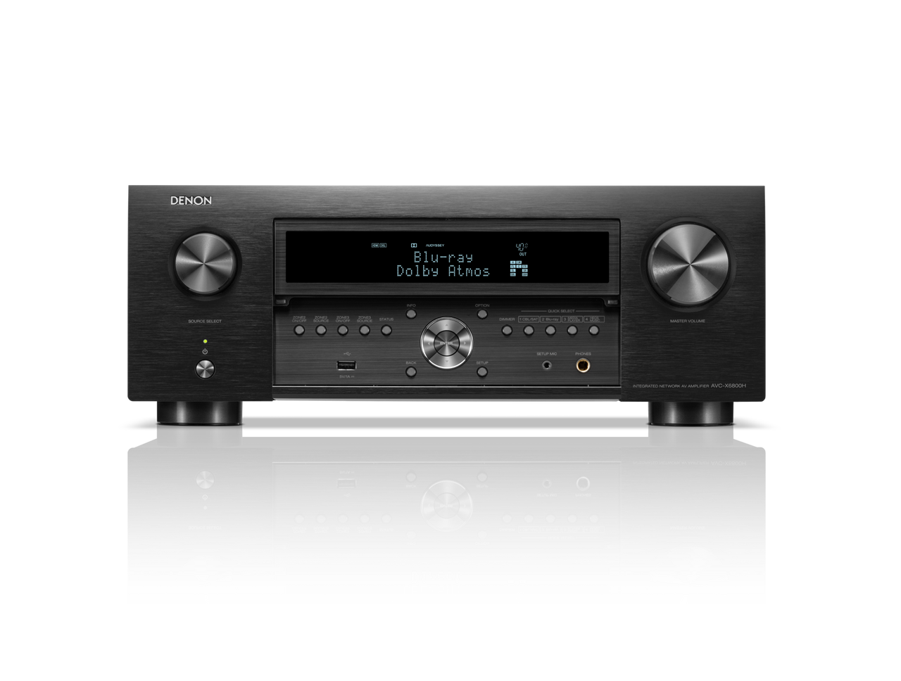 Denon AVCX6800H 11.4ch AV Receiver Black AVRs & Processors Denon