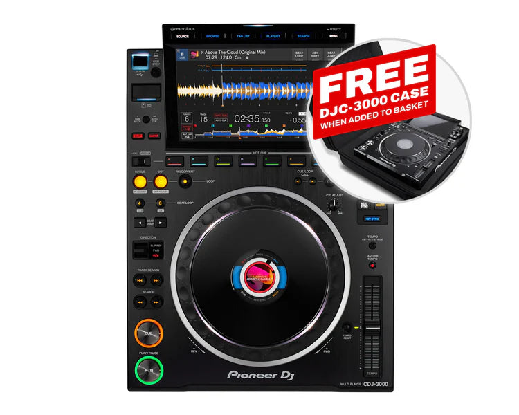 Pioneer DJ CDJ-3000 Pro MPU-Driven DJ Multi Player with 9 Touch Screen