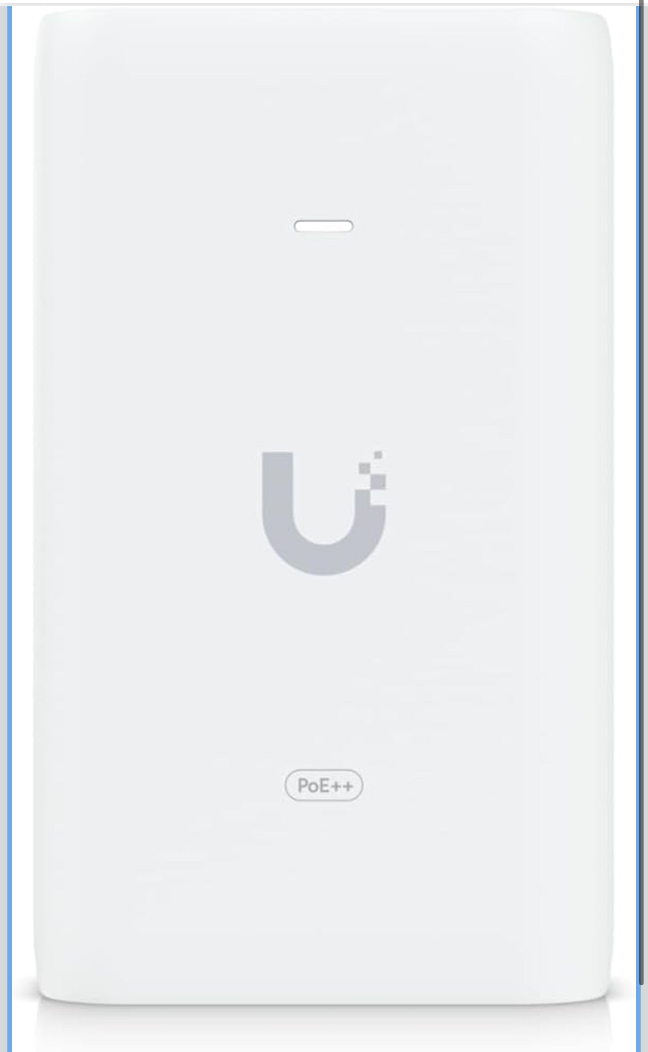 Ubiquiti U-PoE++ Adapter, Ethernet, 1000 Mbps, Network Adapter
