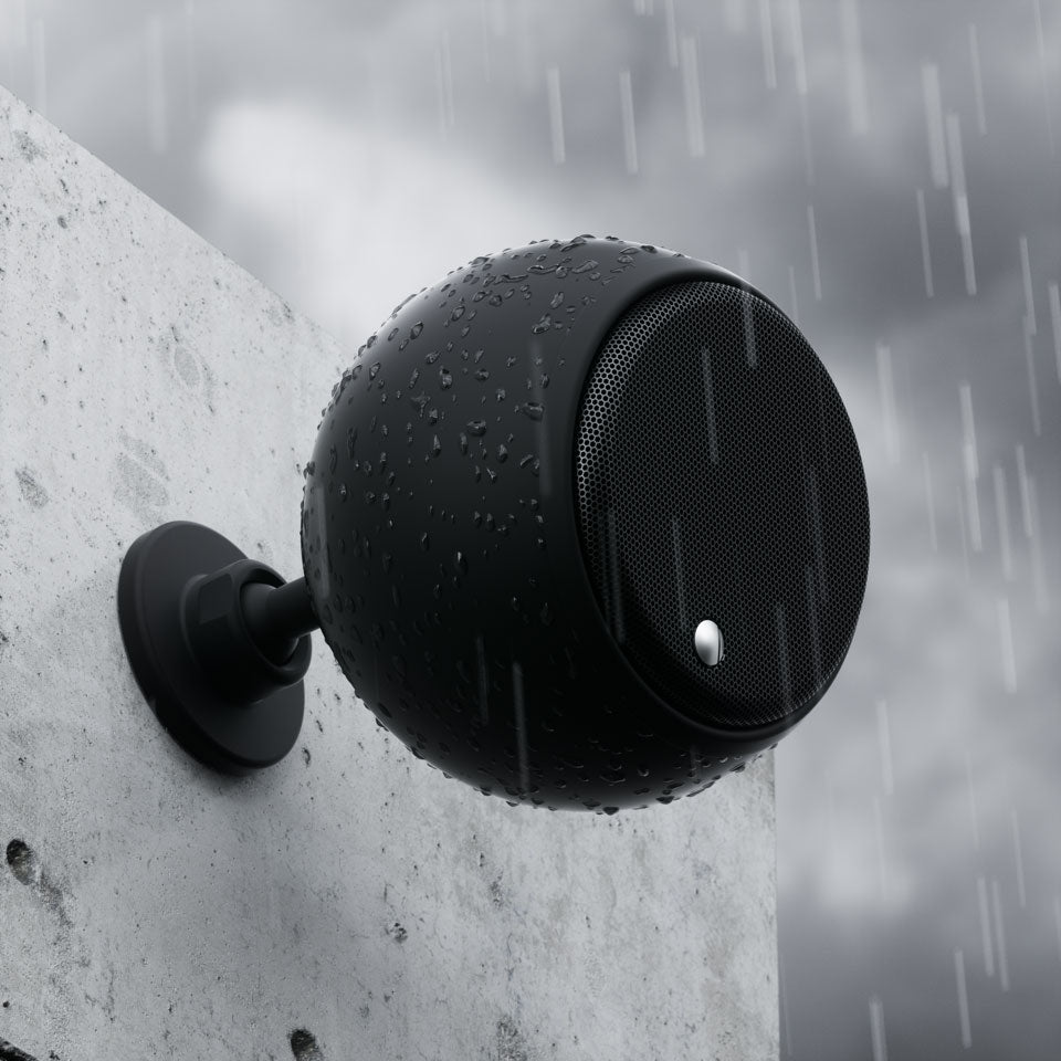 Gallo Acoustics - MICRO HABITAT — Compact Form. Serious Outdoor Sound Habitat Black