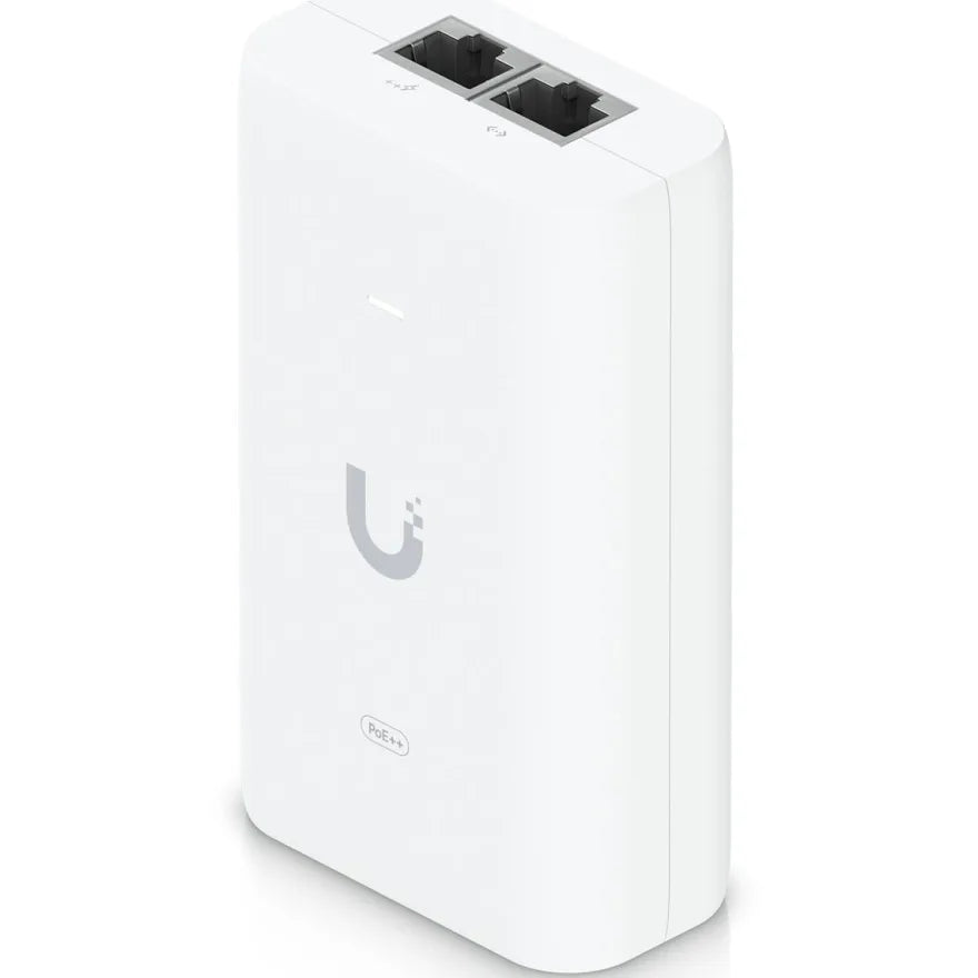 Ubiquiti U-PoE++ Adapter, Ethernet, 1000 Mbps, Network Adapter