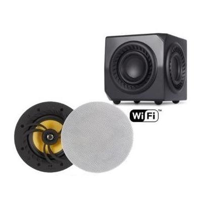 Lithe Audio WiFi Ceiling Speaker & Micro Sub Bundle