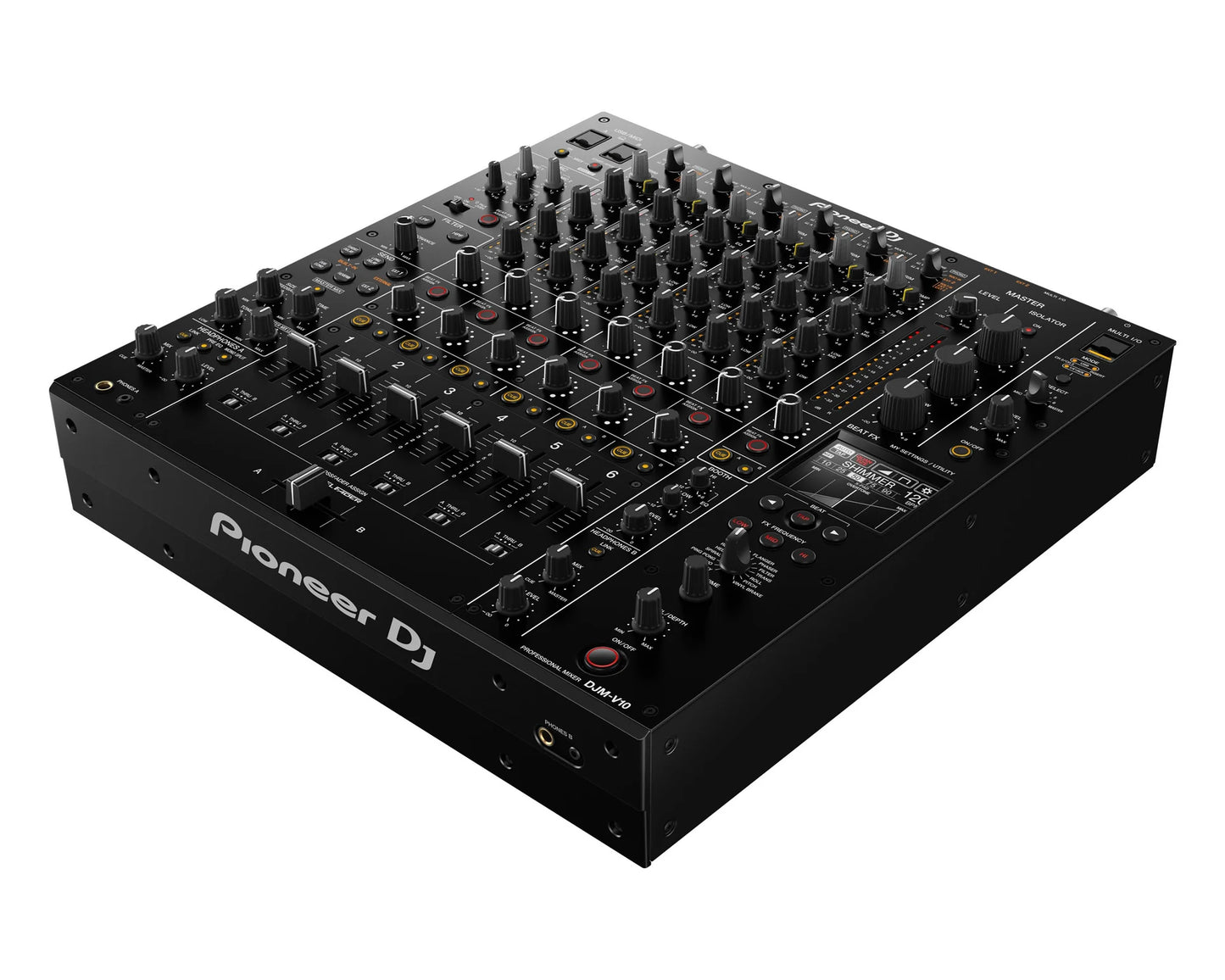 Pioneer DJ DJM-V10 6 Channel Pro DJ Mixer 96-Bit / 4-Band EQ DJ Mixer Pioneer DJ