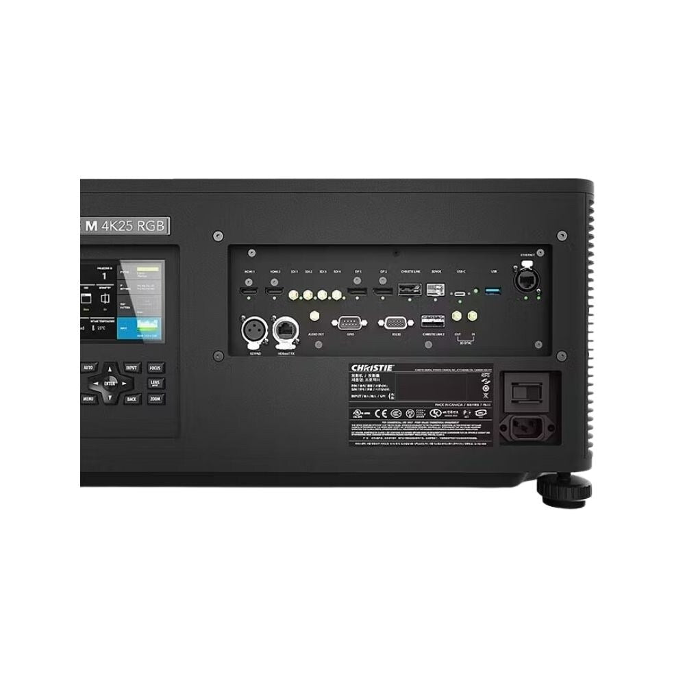 Christie 4K25-RGB 4K UHD 3DLP RGB Pure Laser Projector With Lens, Black 5