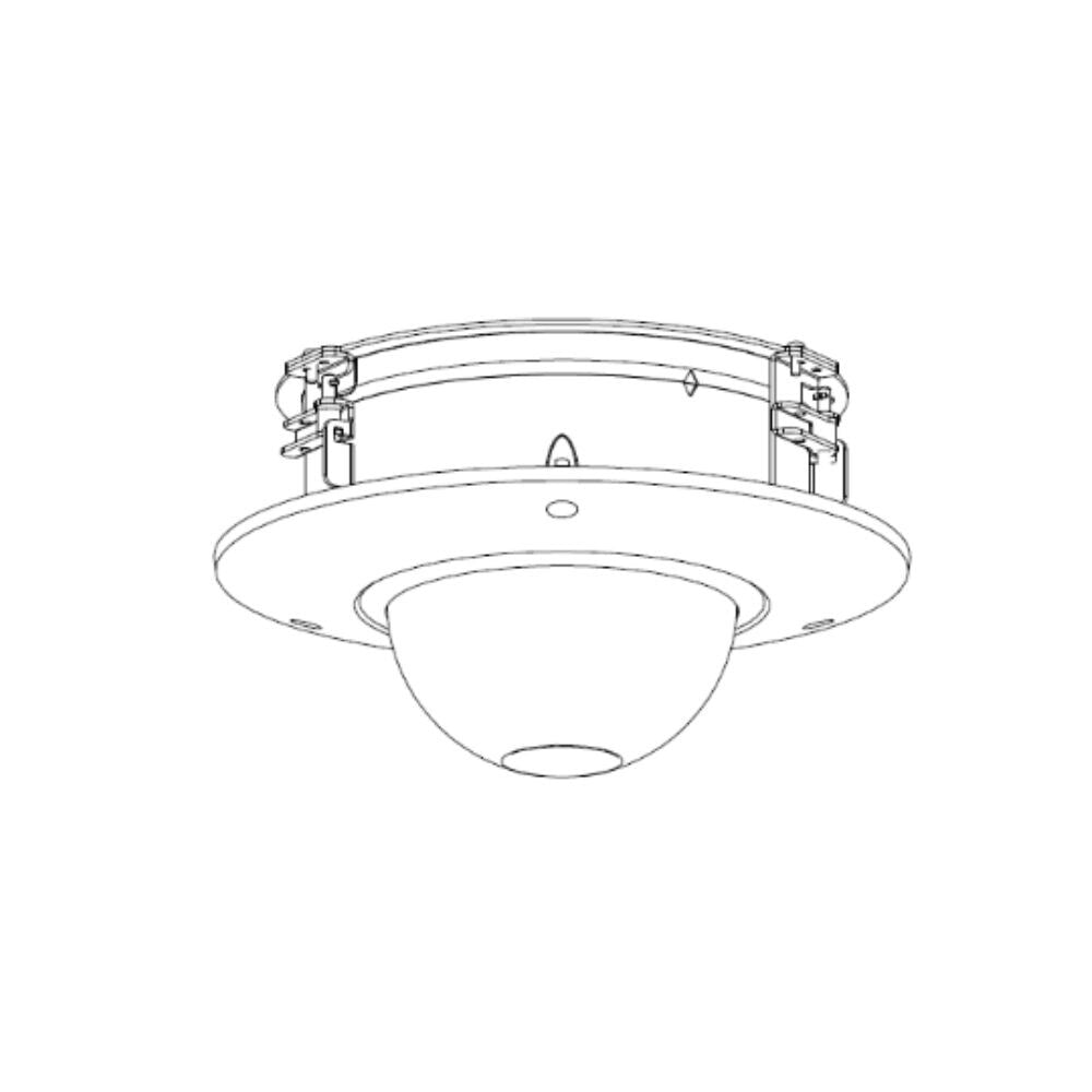 Dahua In-Ceiling Flush Mount Bracket for Dahua's HDBW-EP-Z Series Dome Cameras, White Mounting Hardware Dahua