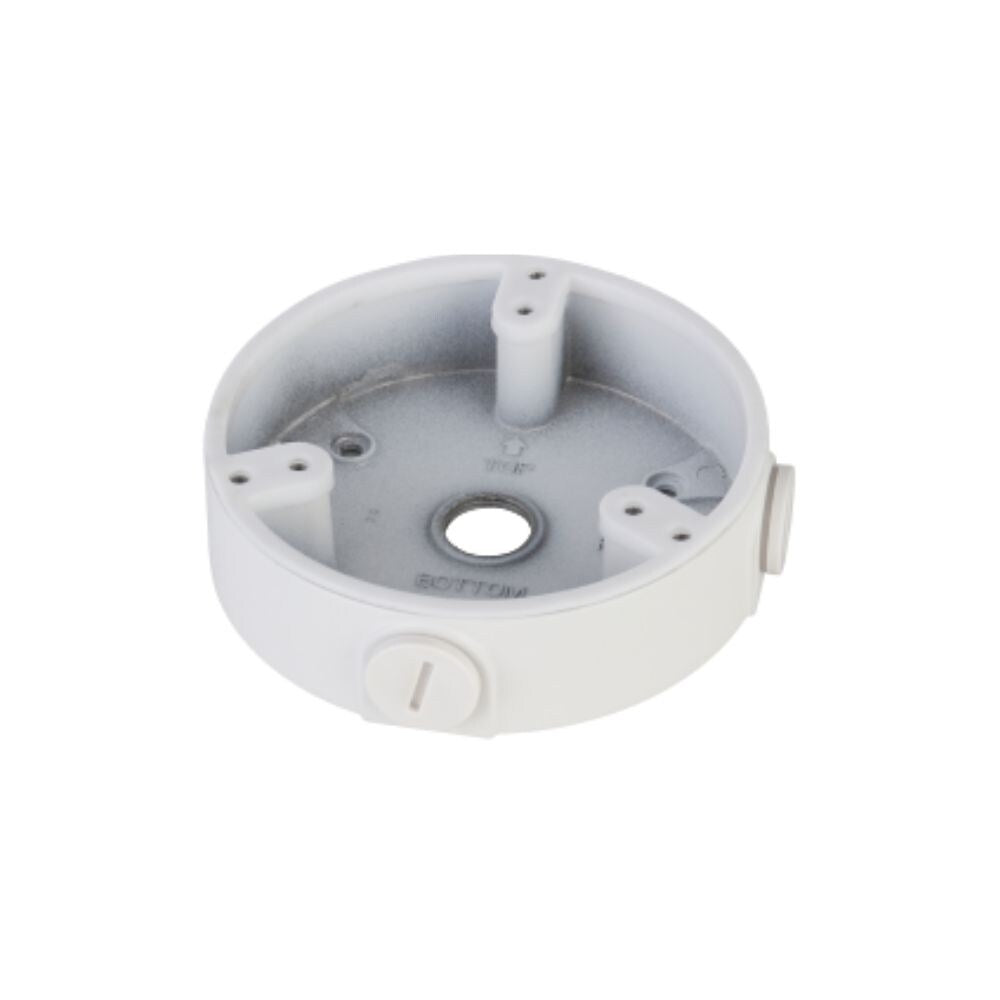 Dahua PFA137 Round Junction Box For Dahua's Eyeball Cameras, Black, Grey or White Junction Box Dahua White