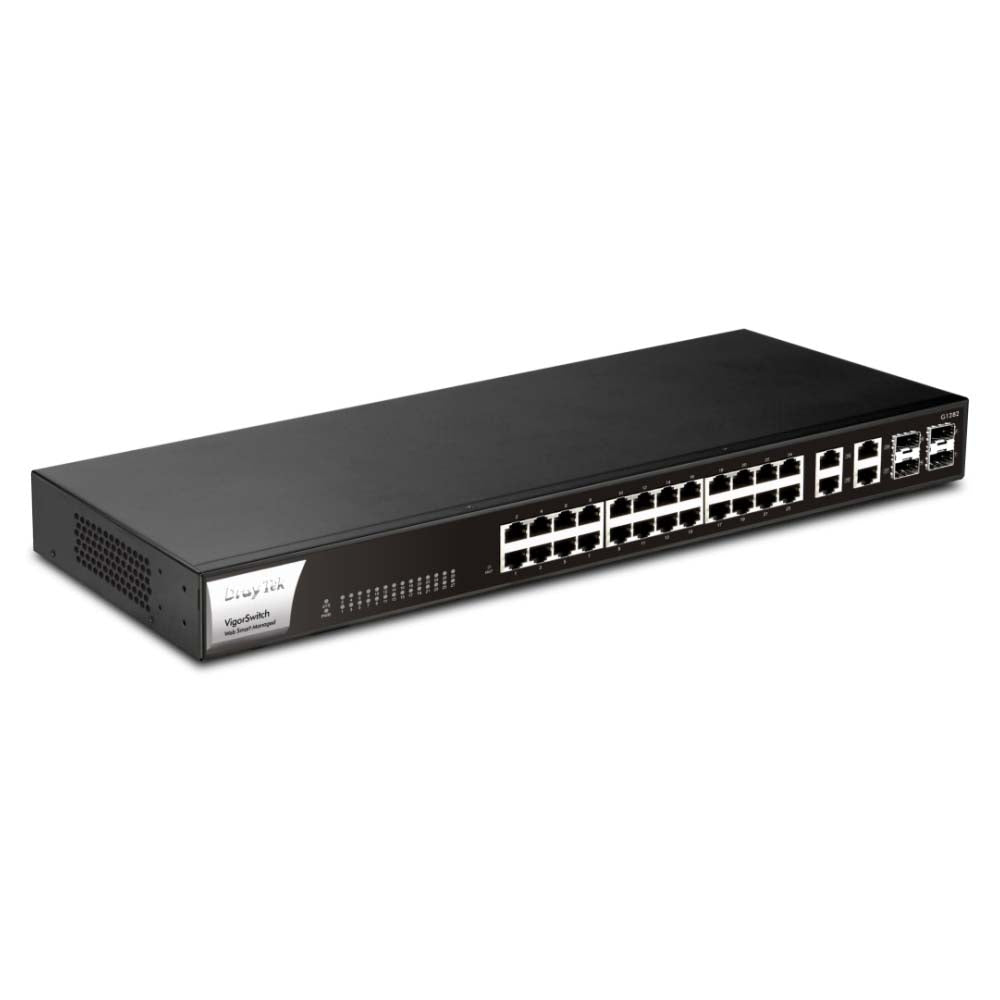 DrayTek VigorSwitch G1282 28 Port Gigabit Ethernet Switch 1