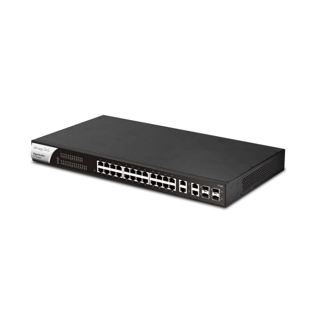 DrayTek VigorSwitch P1282 28 Port PoE+ Gigabit Ethernet Switch 2