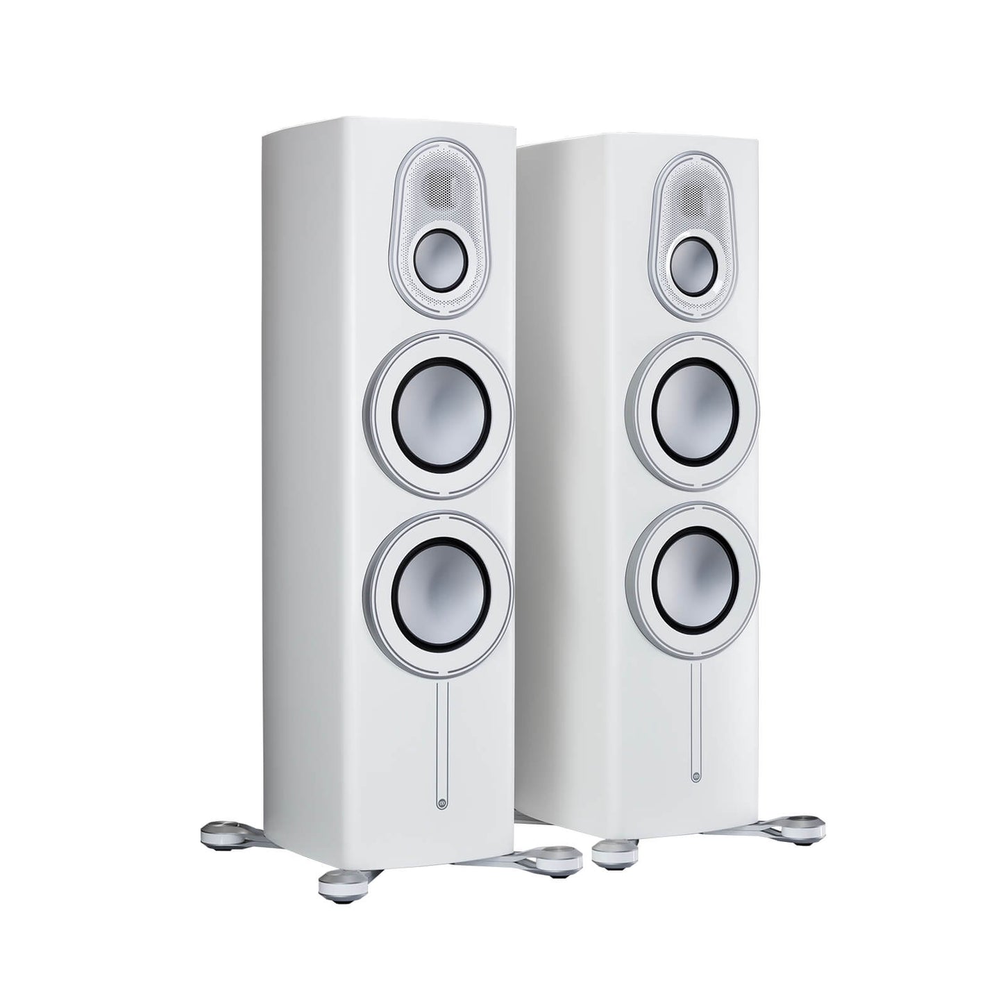 Monitor Audio - Platinum 300 3G Floorstanding Speaker Pair Speaker Monitor Audio White