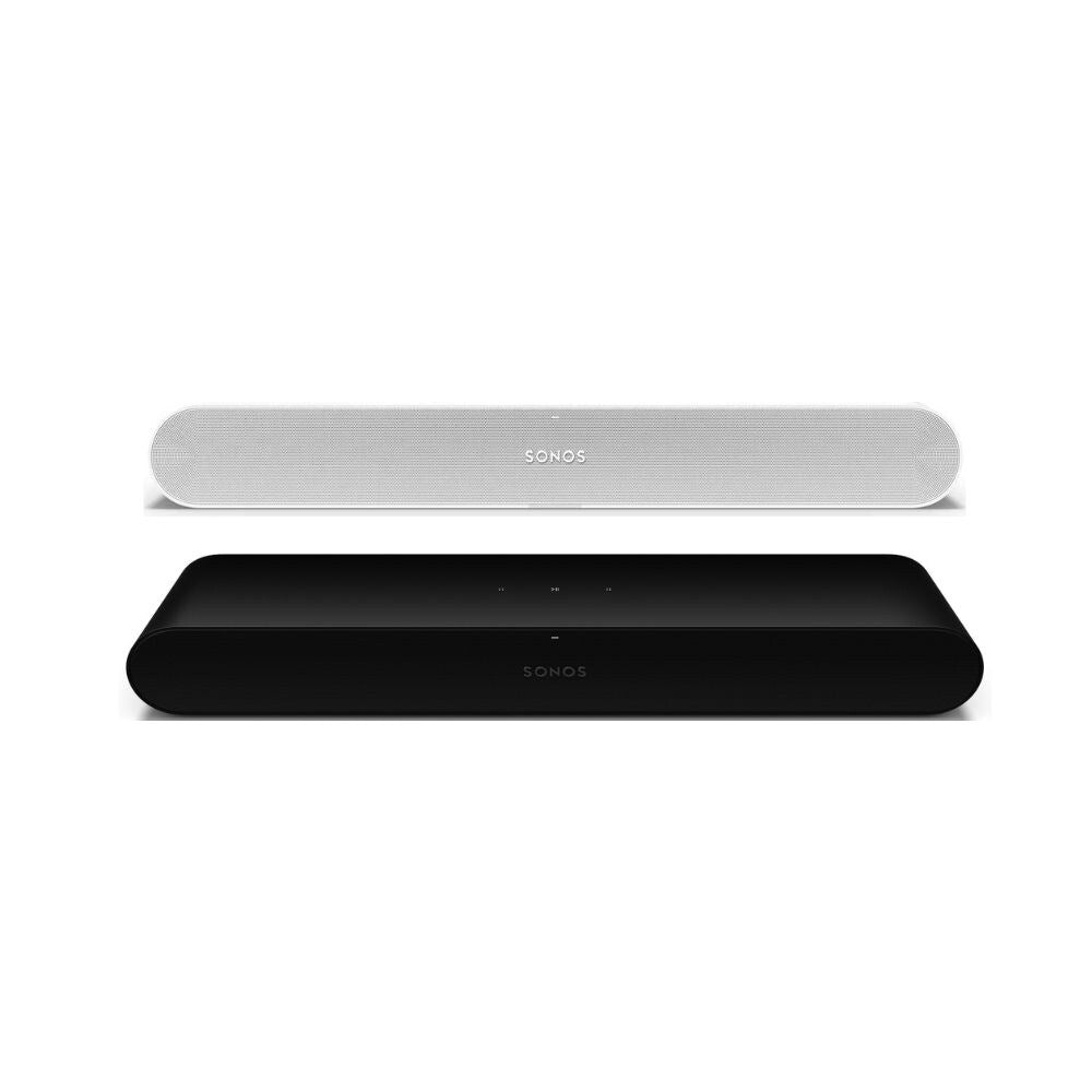 Sonos RAY Soundbar Without Voice Control, Black or White