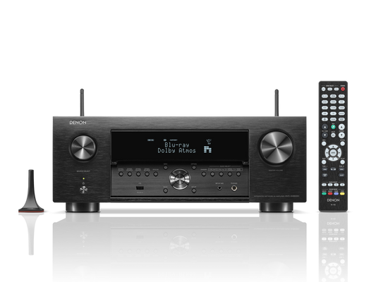 Denon AVCX4800H 9.4ch 8K AV Receiver Black AVRs & Processors Denon