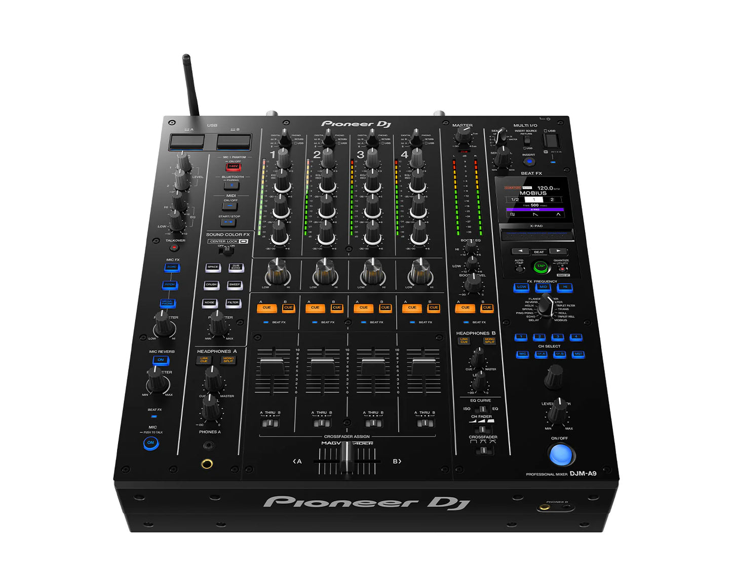 Pioneer DJ DJM-A9 4-Channel High-End Pro Digital DJ/Club Mixer DJ Mixer Pioneer DJ