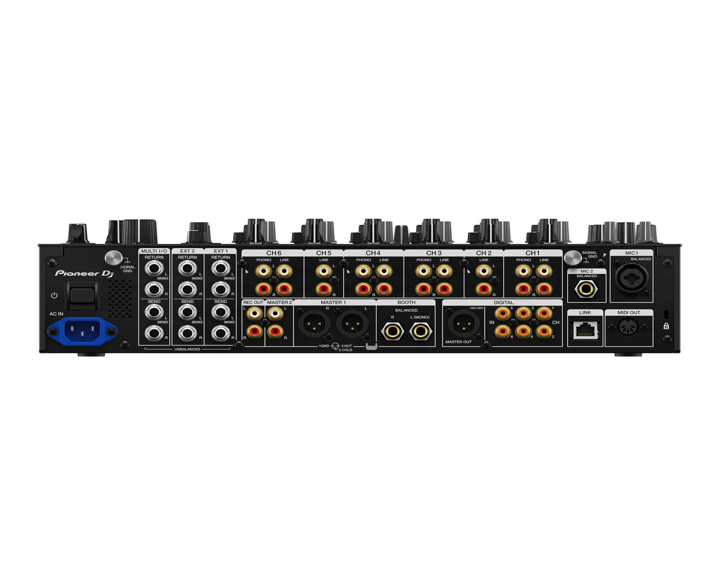 Pioneer DJ DJM-V10 6 Channel Pro DJ Mixer 96-Bit / 4-Band EQ DJ Mixer Pioneer DJ