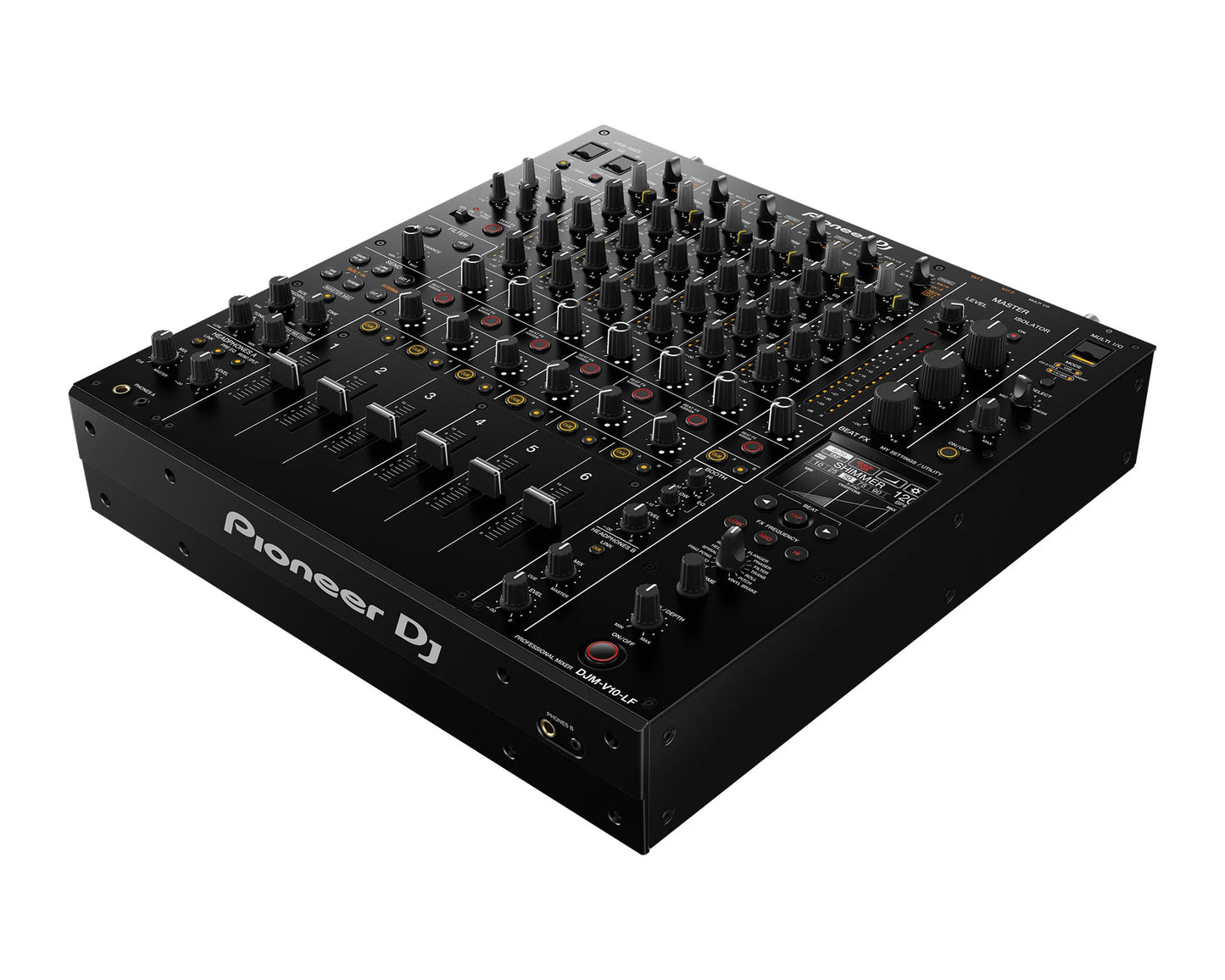 Pioneer DJ DJM-V10-LF 6Ch Pro DJ Mixer Long Faders and Optimised Curves DJ Mixer Pioneer DJ