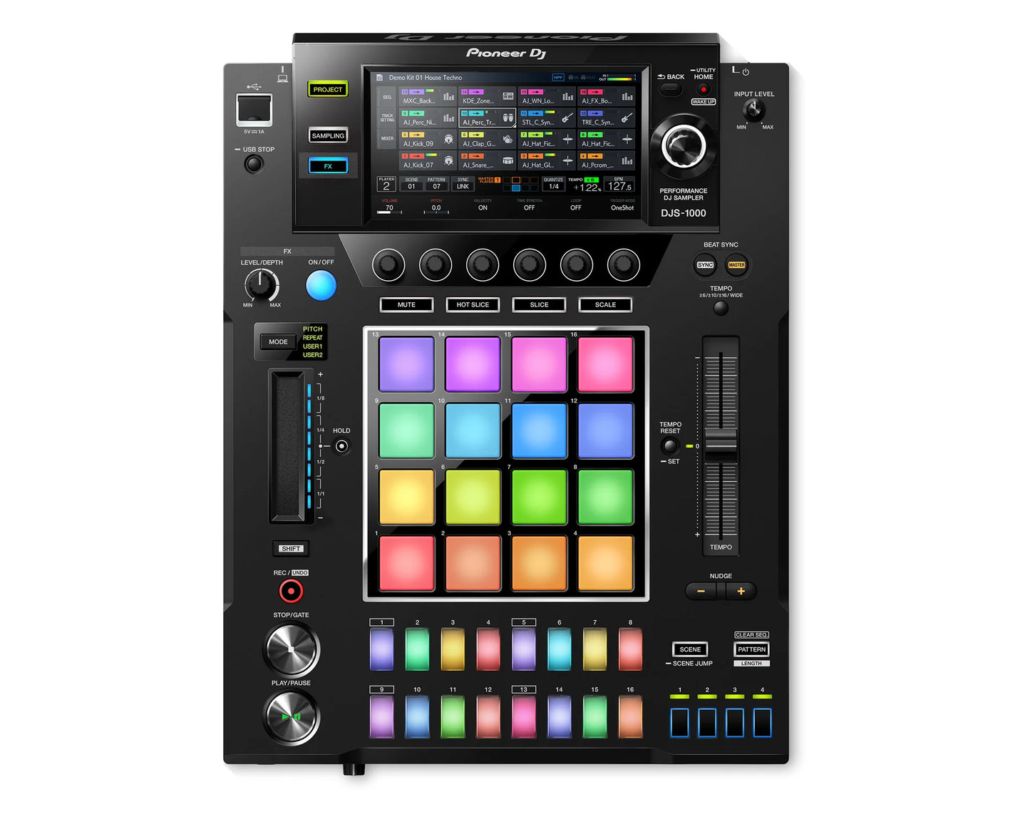 Pioneer DJ DJS-1000 DJ Standalone Sampler with 7" Touchscreen