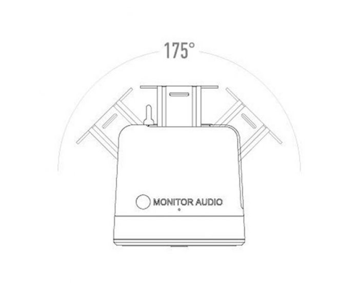 Monitor Audio - Climate 50 On-Wall Speaker Pair Speaker Monitor Audio