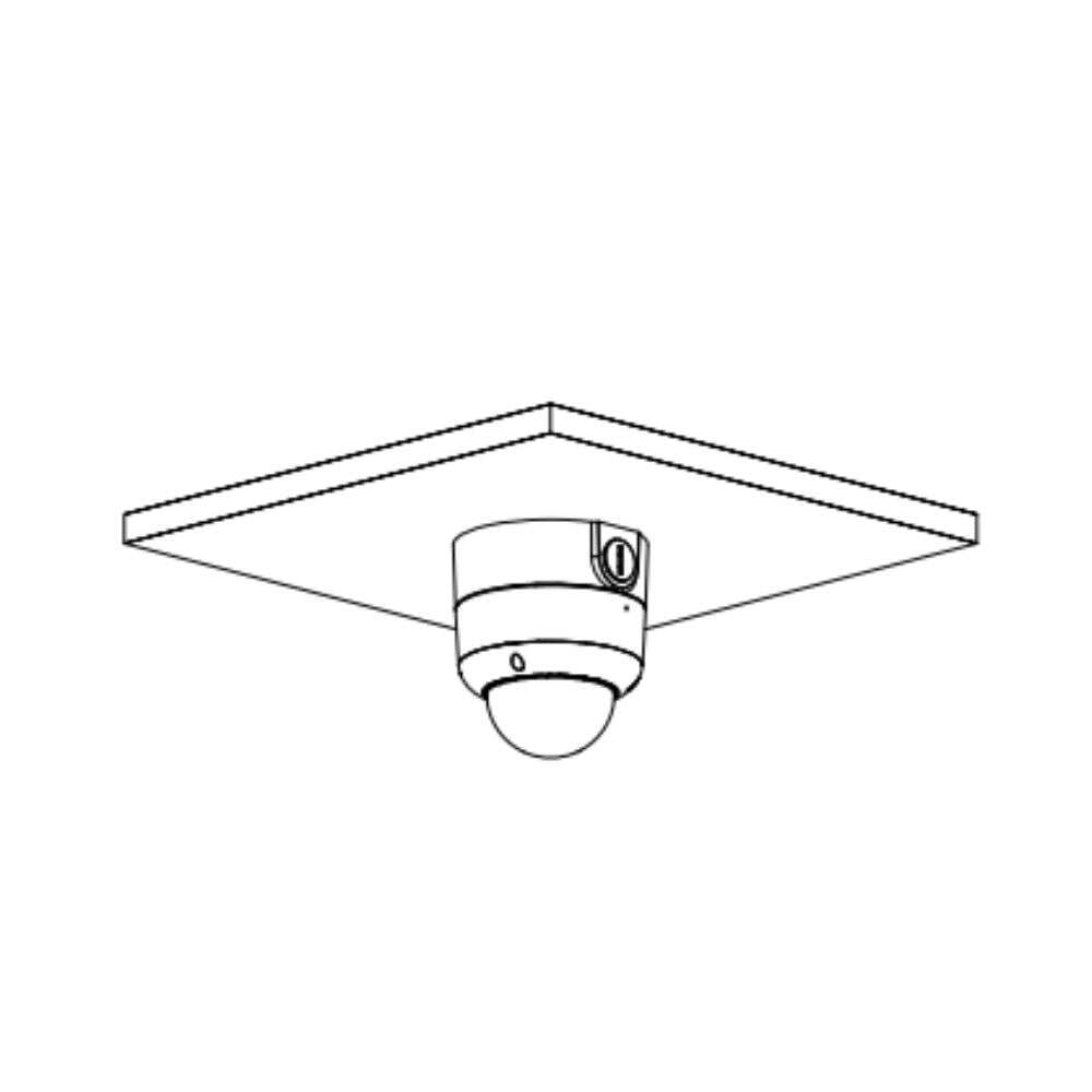 Dahua Round Aluminium Junction Box for Dahua's Professional Series DAH-PFA197R Dome Cameras, White Junction Box Dahua