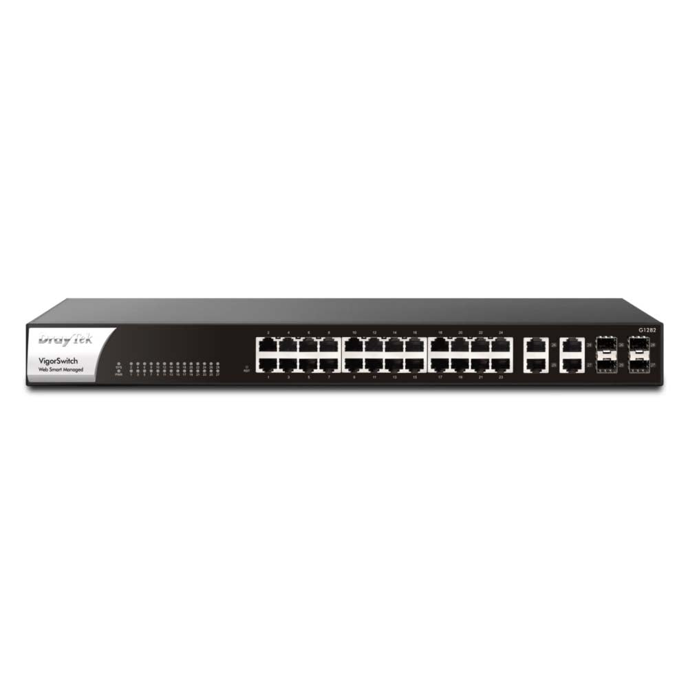DrayTek VigorSwitch G1282 28 Port Gigabit Ethernet Switch 