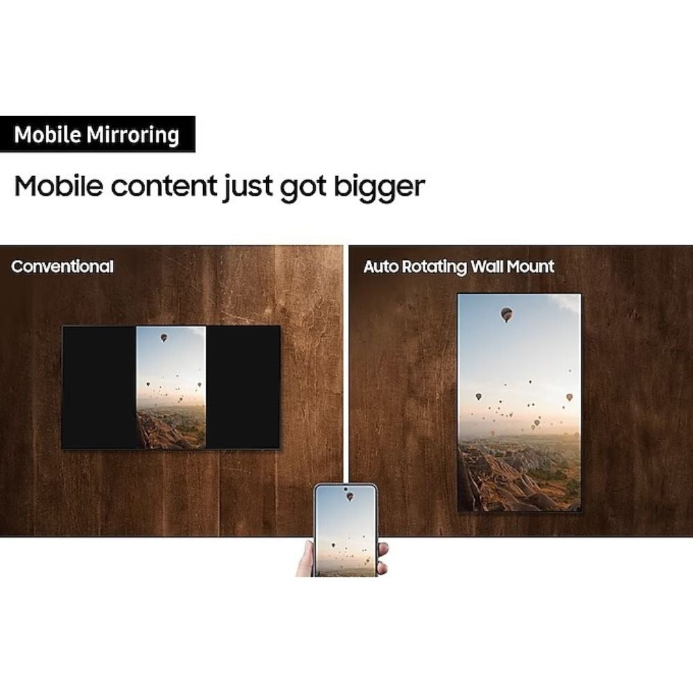 Samsung Auto Rotation Wall Mount For Samsung's 43" To 55" TVs, Black  3