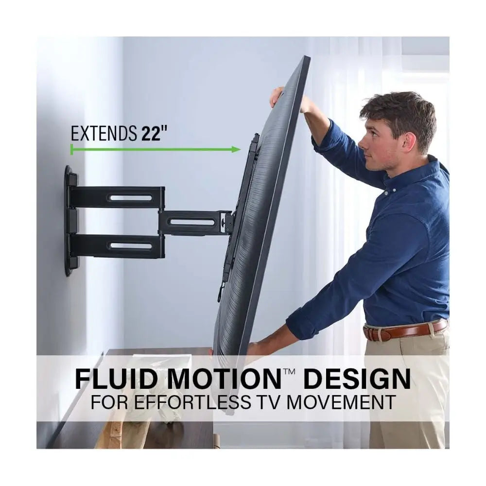 Sanus Advanced Full-Motion 4D + Shift&trade; TV Wall Mount For 32" to 65" TV Screens TV Mounts Sanus