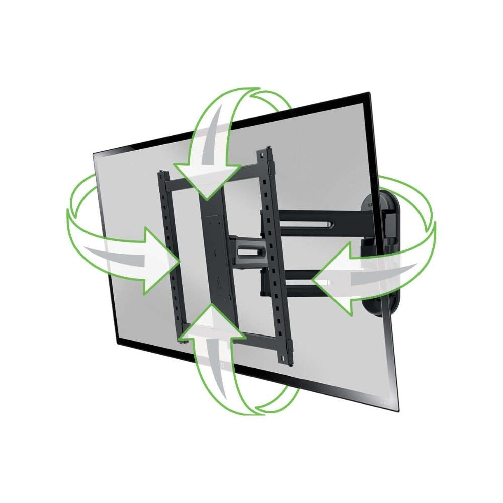 Sanus Advanced Full-Motion 4D + Shift&trade; TV Wall Mount For 32" to 65" TV Screens TV Mounts Sanus