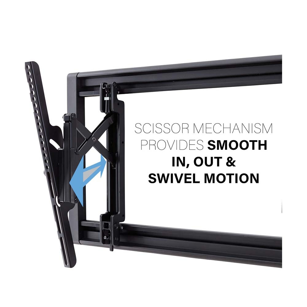 Sanus Advanced Tilt 4D Premium Wall Mount for 42" to 90" TVs, Black TV Mounts Sanus