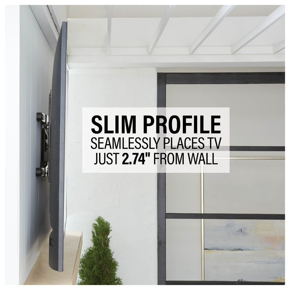 Sanus Large Outdoor Full Motion Mount For 40" to 85" Screens, Black TV Mounts Sanus