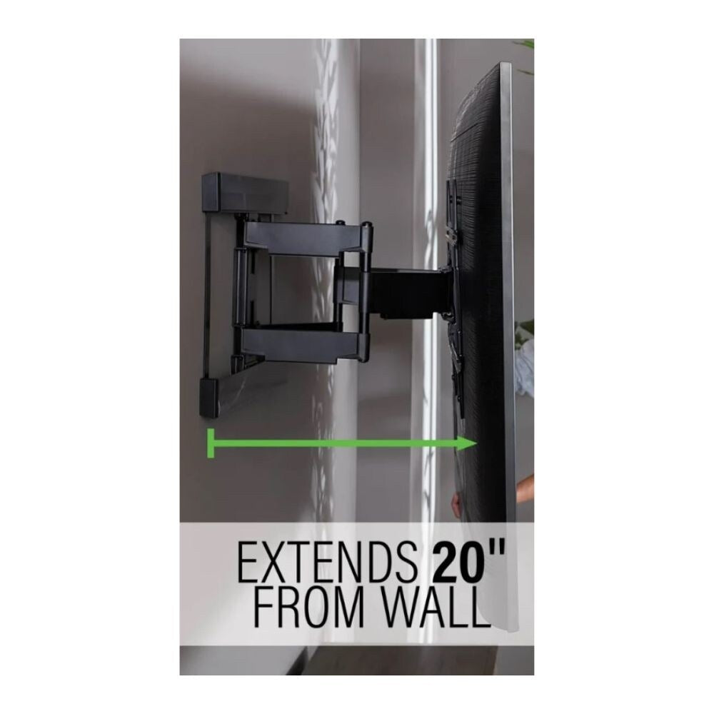 Sanus Premium VLFS820 SuperSlim Full Motion TV Mount for 40" to 90" TV Screens, Black TV Mounts Sanus